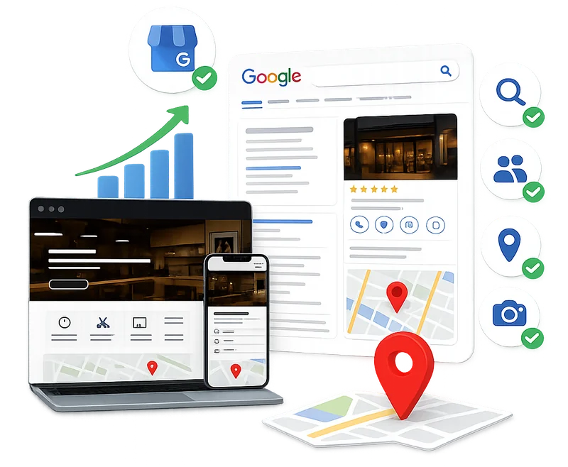 Site profissional + Google Business otimizado pela Osite