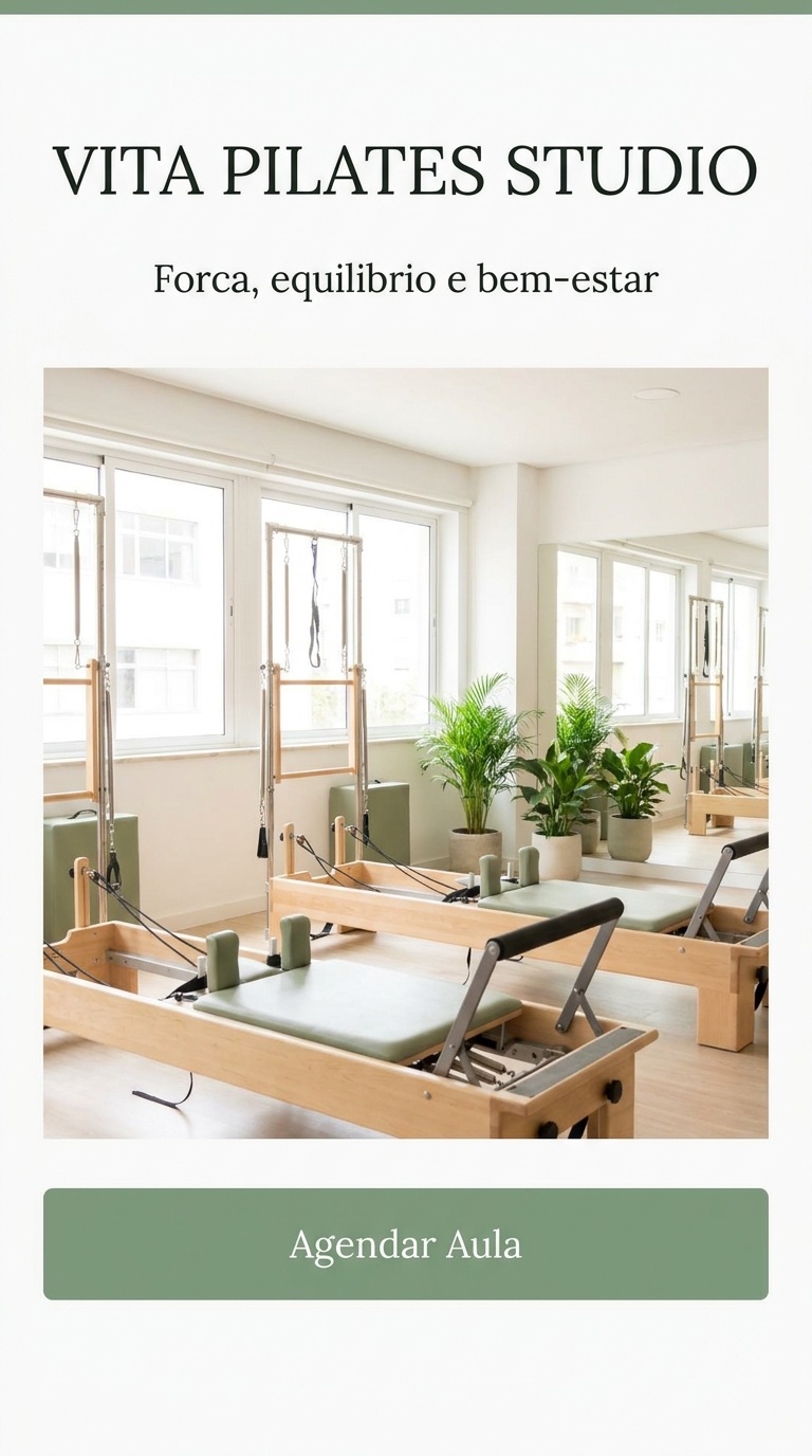 Site profissional criado pela Osite para estúdio de pilates